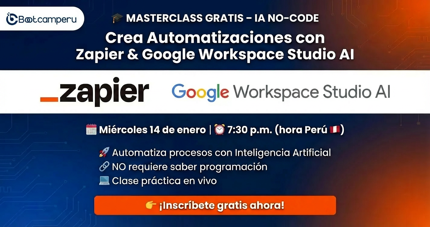Masterclass Gratis - IA NO-CODE