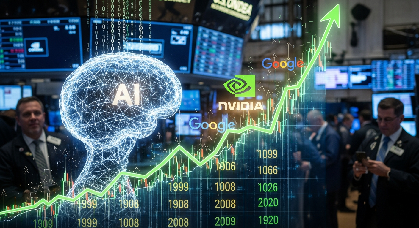 El auge de la inteligencia artificial impulsa los mercados bursátiles en Estados Unidos