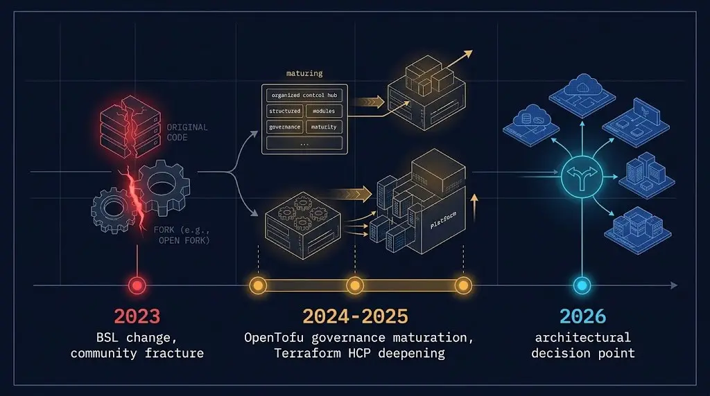 Terraform vs OpenTofu: lo que de verdad separa a los dos en 2026 ya no es la licencia